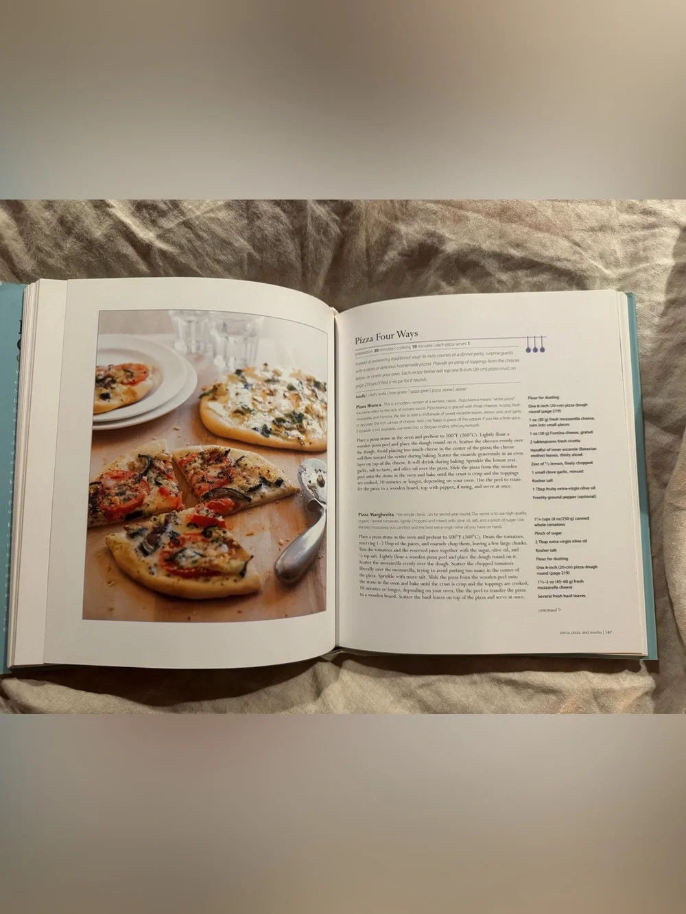 Williams-Sonoma Bride & Groom Cookbook - White, Cream & Light Blue hardcover